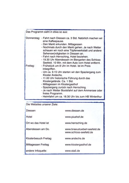 Programm für Blog2